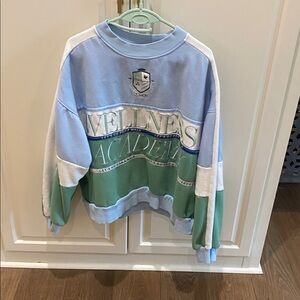 Colorblock Wellness Academy Sweatshirt.  Sz XL